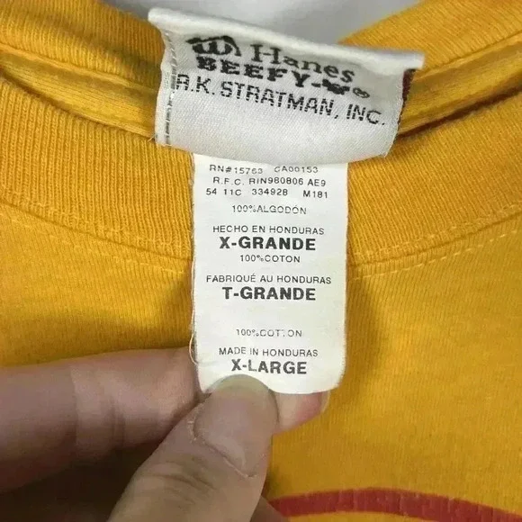 Harley Davidson cut off tshirt womens XL yellow casual biker eagle jackson hole - Picture 2 of 6